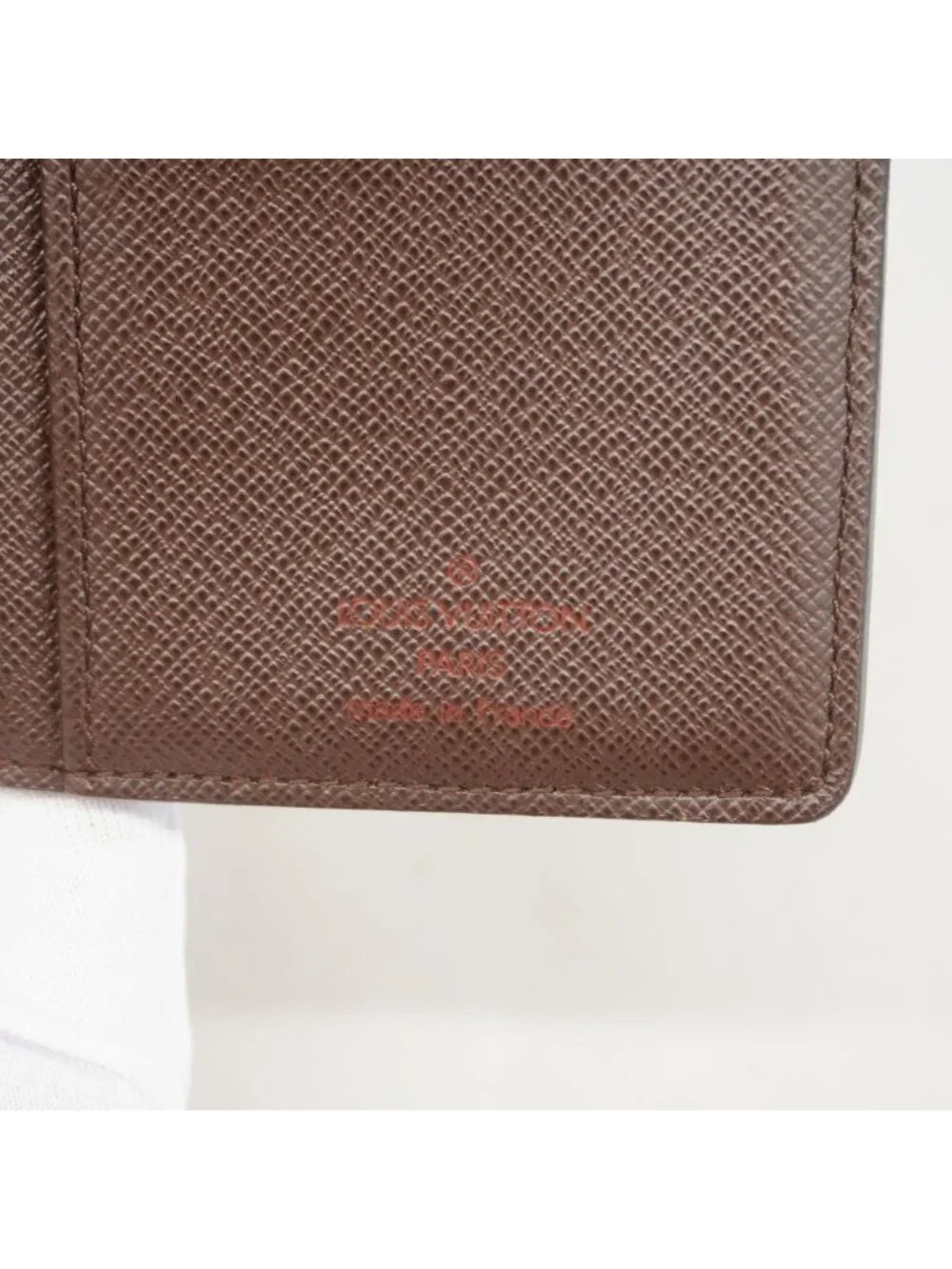 Louis Vuitton Wallet Damier Portefeuille Brazza Ebene